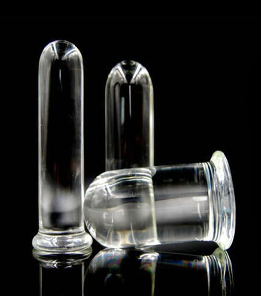 Crylinder Vidro Vibrador Grande Enorme Grande Vidro Pênis Cristal Plug Anal Mulheres Brinquedos Sexuais para Mulheres G spot Estimulador Prazer Wand T14579901