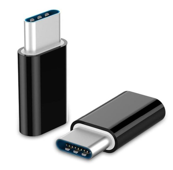 Universal USB 31 TypeC Stecker auf Micro USB Buchse Konverter USBC Datenadapter Typ C Gerät Schwarz7271037