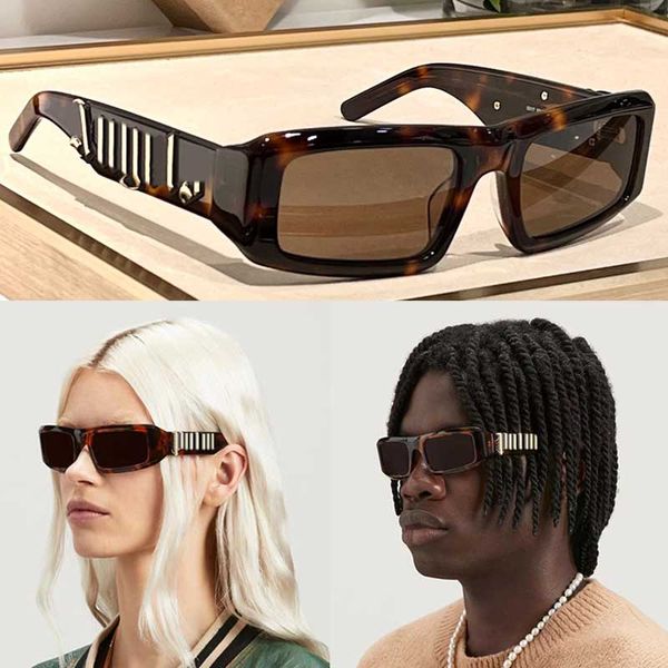 Óculos de sol de designer de alta qualidade PERI044 Luxo Mulheres Quadrados Óculos de Sol UV400 Lente Polarizada Armação de Acetato 42ss Primavera Novo Desfile de Moda Moda Retro Senhora Óculos