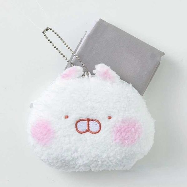 Outros brinquedos bonito coelho boneca usamaru anime personagens mini saco de armazenamento bolsa de moeda de pelúcia pingentes macios meninos meninas presentesl2403