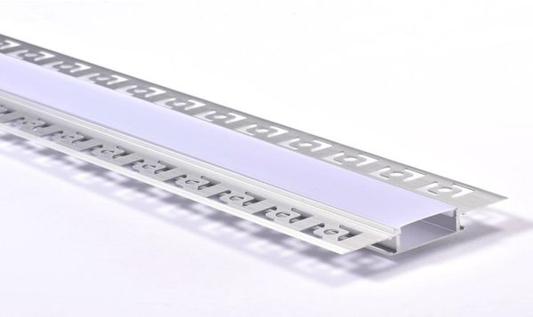 Gömme Alüminyum LED Çubuk Işık Profili İç Köşe Gömülü Duvar LED Strip Alüminyum Profil ve 61mm genişliğinde Tshape LED AL4216732