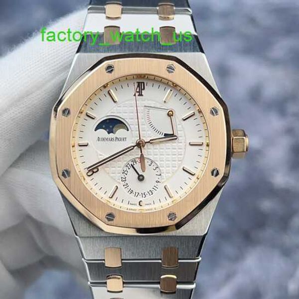 AP Watch Montre Tourbillon Watch Epic Royal Oak Serisi 26168SR Çin Büyük Duvar Limited 18K Gül Altın/Hassas Çelik Otomatik Mekanik Saat