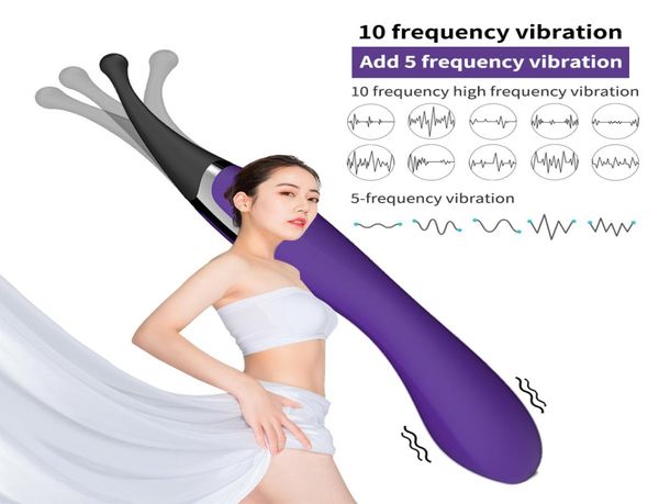 Massaggio Gspot ad alta frequenza vibratore urlo veloce orgasmo giocattolo del sesso per donna strumento di masturbazione femminile stimolatore del clitoride adulto Pro2979096