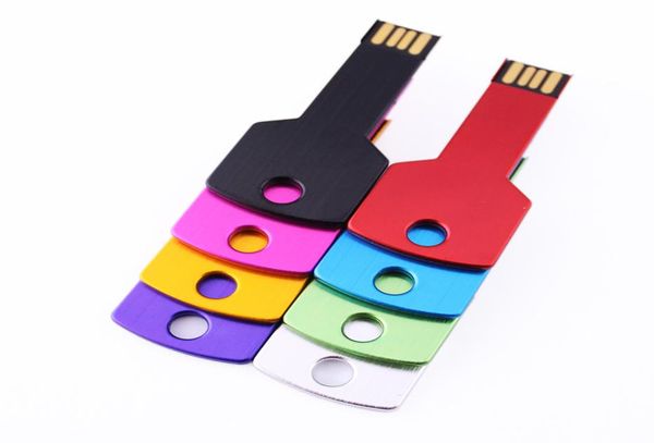 Personalizza incisione logo 100 pezzi 128MB256MB512MB1GB2GB4GB8GB16GB chiave in metallo USB Flash Drive 20 memoria Flash Pendrive St7112832