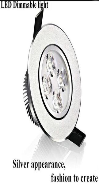 Faretto da incasso a soffitto a LED dimmerabile ad alta potenza 9W 12W 15W Lampada da parete a LED bianco caldo puro freddo Faretto Lamp2079534