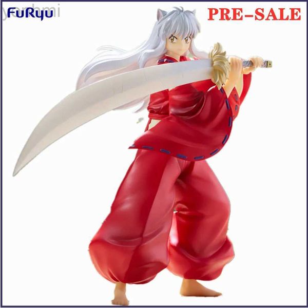 Action Figures Toy Figure Anime originali INUYASHA Trio-Try-iT Figure Inuyasha Action Figure Collector Giocattoli in PVC per bambini Doll 15cm ldd240314