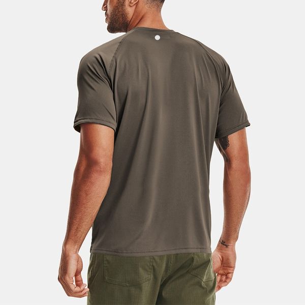 ll уличная мужская спортивная футболка сплошной цвет с коротким рукавом дышащий спортивный топ летние рубашки для бодибилдинга эластичные для похудения