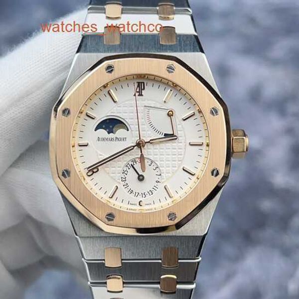 AP Watch Coleção de relógios de luxo Epic Royal Oak Series 26168SR China Great Wall Limited 18K ouro rosa/aço de precisão relógio mecânico automático