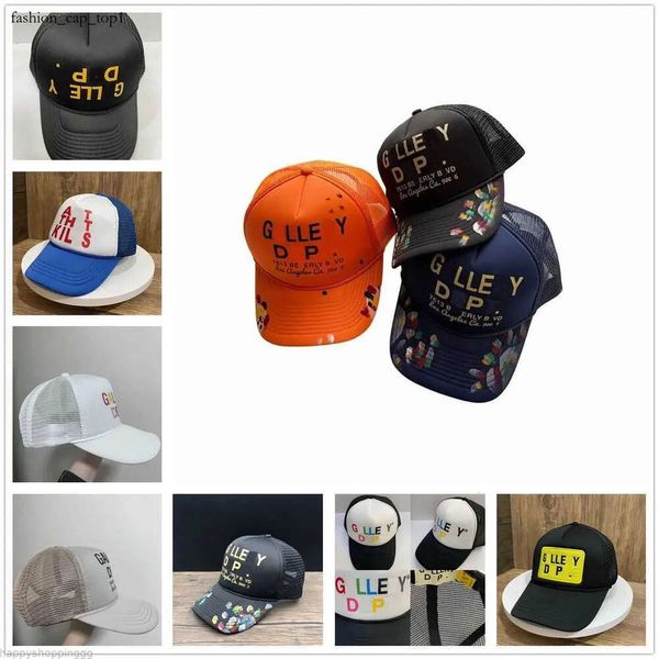 Gallary Dept Hat Новые бейсболки Gp Граффити Шляпа Повседневная Gallerydept Надписи Galleryes Бейсбольная кепка с изогнутыми полями Мужские женские шляпы с надписью Gallerys dept