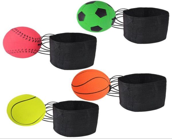 Bälle Schwammgummiball 1440 Stück Werfen Bouncy Kinder Lustige elastische Reaktionstraining Handgelenkband Ball für Outdoor-Spiel Spielzeug Kind gir3443791