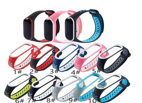 Il più nuovo cinturino sportivo per Xiaomi Mi Band 3 cinturino Miband 2 cinturino colorato braccialetto accessori di ricambio per MiBand 34290163