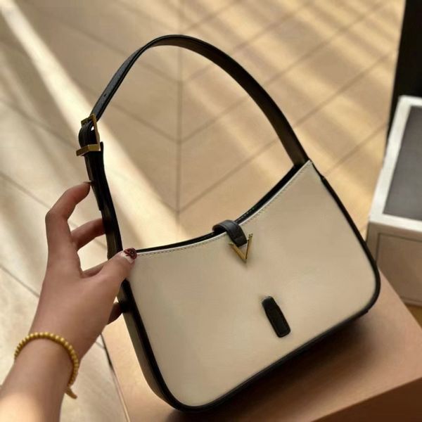 Bolsa crossbody feminina com alça curta bolsa feminina de ombro nova bolsa nas axilas apresenta uma aparência simples e lindo logotipo da marca com um tamanho premium 25 CM hdmbags2023