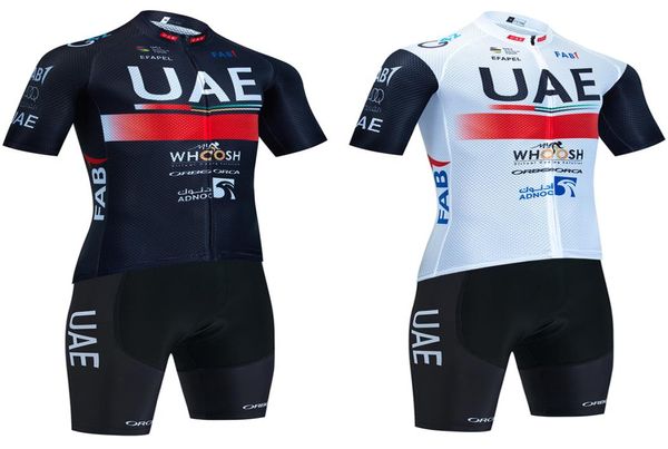 2023 UAE Cycling Jersey Bike Shorts Set Uomo MTB Bike Maillot Shirt Sportswear Downhill Pro Mountain Bicycle Clothing4115559