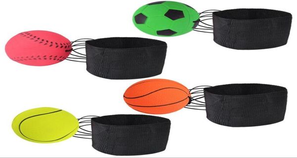 Balls Schwamm Gummi -Ball 1440pcs werfen Hüpfkinder lustige elastische Reaktionstraining -Handgelenkband Ball für Outdoor -Spiel Spielzeug Kid Gir8815519