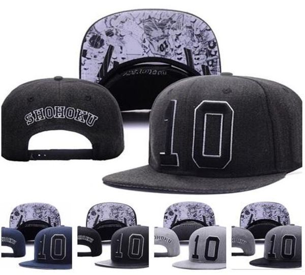 Bom SHOHOKU Snapbacks Loja de Snapbacks de desenhos animados China Snapback Caps Chapéus Fornecedor Treinamento Esportivo Queda Aceita Ad1406710