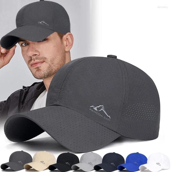 Шариковые кепки, летняя спортивная кепка для спорта на открытом воздухе, шапка для гольфа и рыбалки, быстросохнущая на солнце регулируемая бейсбольная кепка унисекс для женщин и мужчин, легкий козырек