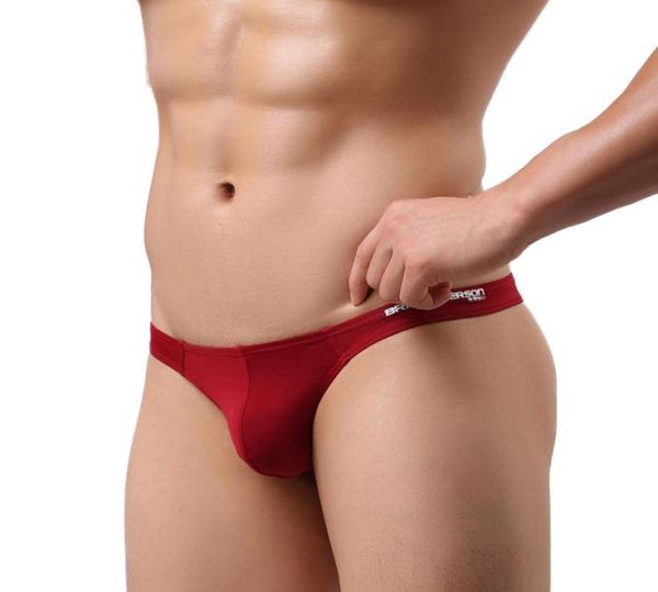 Costumi da bagno uomo di marca Costumi da bagno sexy a vita bassa perizoma da uomo Costumi da bagno bikini in nylon da uomo Costumi da bagno da surf elastici Sunga G String5454995