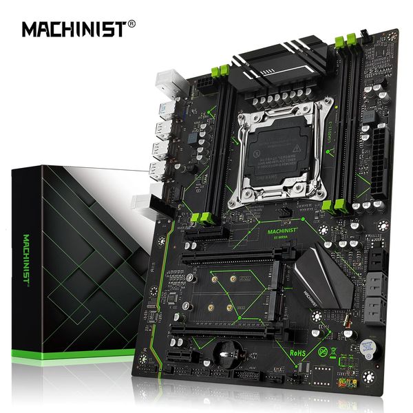 Материнская плата Machinist X99 с поддержкой LGA 2011-3 Xeon E5 V3 V4 Процессор DDR4 RAM Четырехканальная память ATX NVME M.2 MR9A 240307