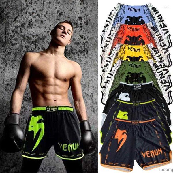 Herren Shorts Training Muay Thai Kampf Fitness Kampf Sport Hosen Bedruckte Boxkleidung Mma Jogginghose Pretorian Boxeosazf