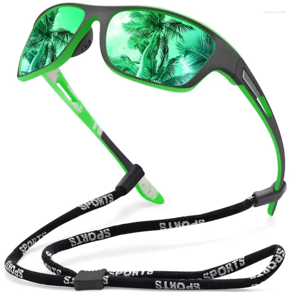 Солнцезащитные очки Est поляризованные для мужчин, винтажные дизайнерские ветрозащитные песочные очки, женские солнцезащитные очки для вождения, роскошные Gafas De Sol Hombre