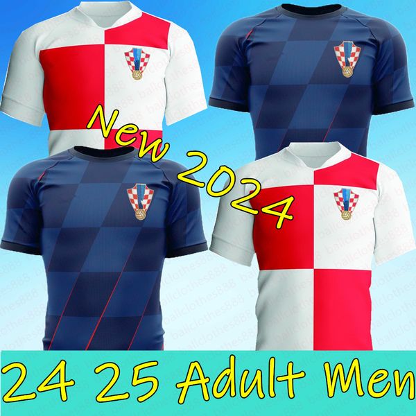 2024 2025 Kroatien MODRIC Fußballtrikots Nationalmannschaft MANDZUKIC PERISIC KALINIC 24 25 Fußballtrikot KOVACIC Rakitic Kramaric Uniformen