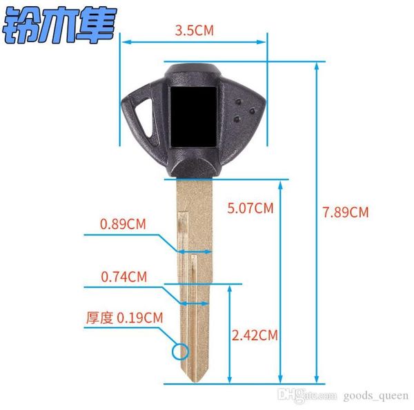 Lâmina sem cortes para chave de motocicleta, lâmina sem cortes para suzuki gsxr gsxs 600 750 1000 1300 sv 650 gga168 130 peças 0031834267