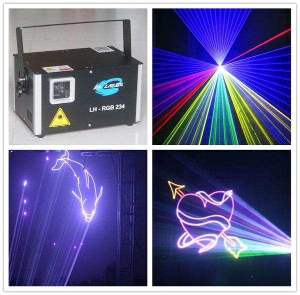 LHRGB234 ILDA 15 Вт полноцветный лазерный RGB проектор для праздничного освещения для Рождества и рекламы2716226
