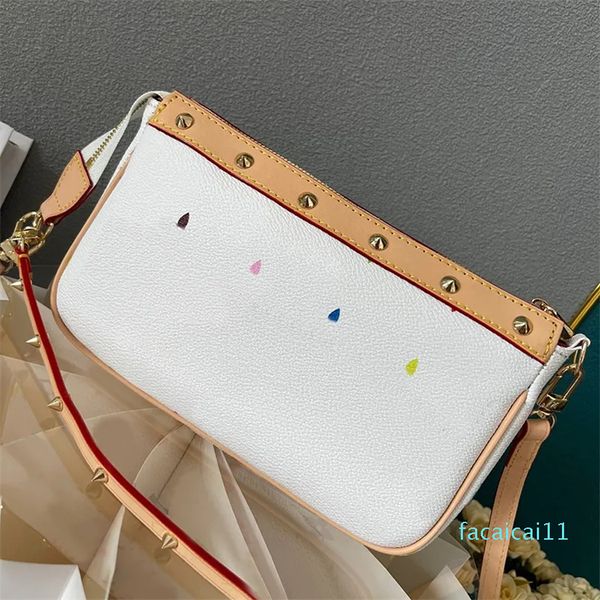 Designer carteira saco crossbody embreagem do vintage bolsa de ombro bolsa com zíper carteira flor velha letras coloridas saco titular do cartão