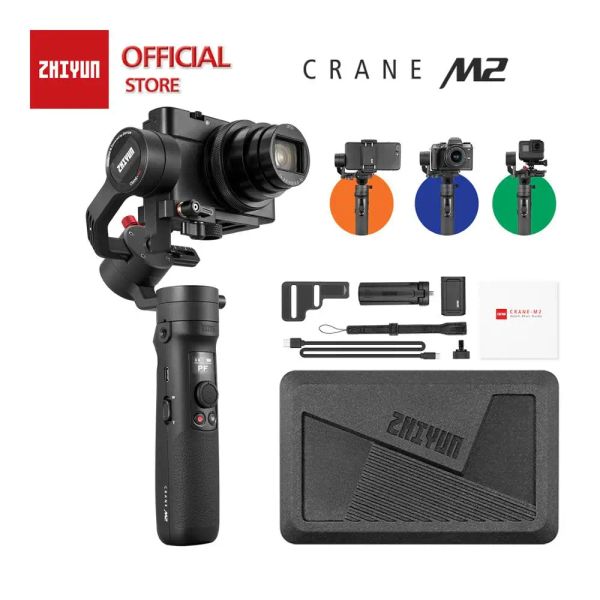 Гимбалы использовали Zhiyun Cranem2 3Axis Handheld Stabilizer для безразличных камер смартфона. Cam Quic