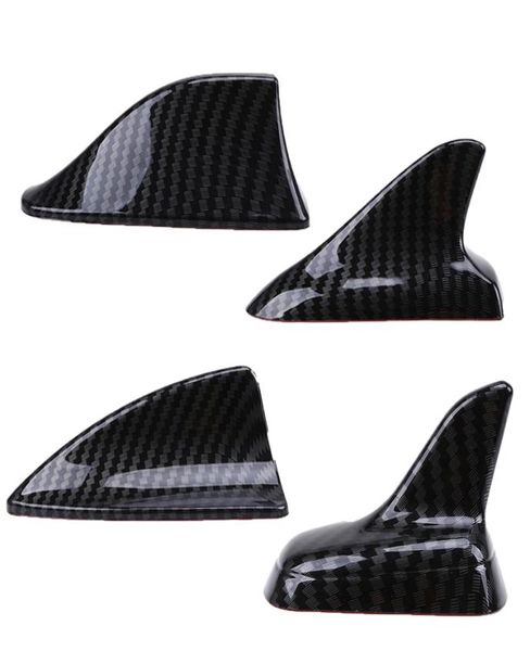 Auto Auto Universal Shark Fin Dach Dekorative Schmücken Antenne Antennen Nachahmung Carbon Faser Auto Aufkleber Außen Teile6012727