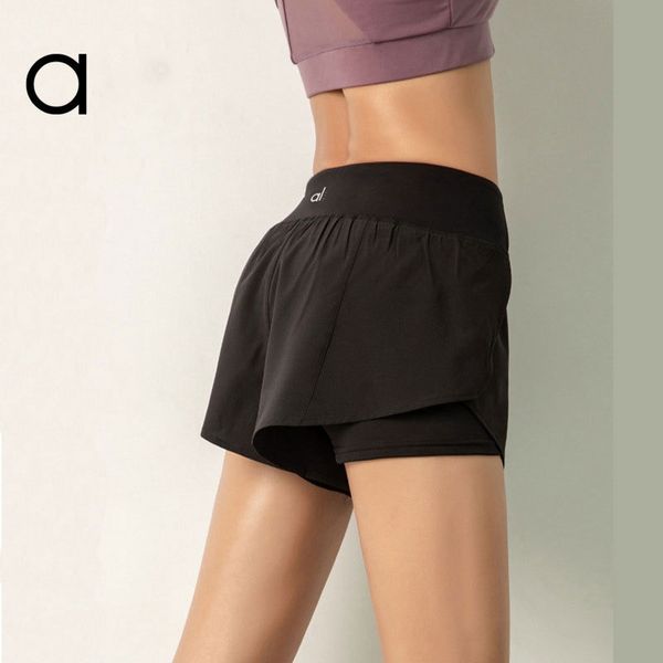 Pantaloncini fitness AL, pantaloni caldi estivi da donna, antiriflesso, asciugatura rapida casual, corsa, esercizi di yoga, traspirabilità