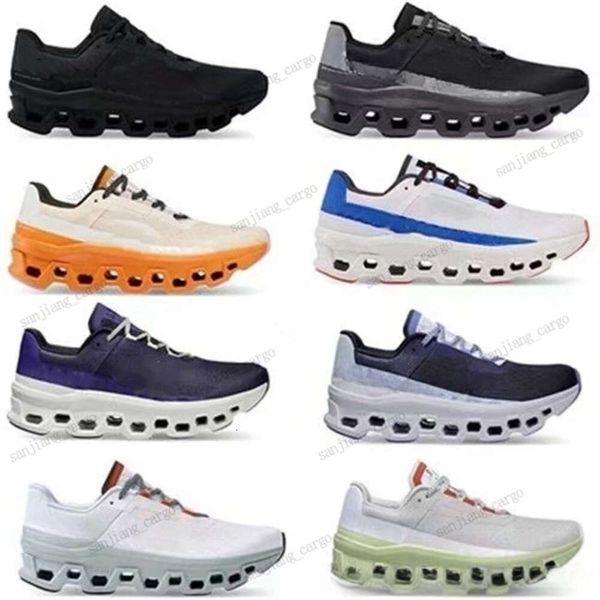 2024 Cloudmonster Scarpe da corsa Sneakers sportive da uomo Donna Cloud Monster Scarpe da ginnastica imbottite nuvole Eclipse Turmeric Iron Hay Lumos Nero Trainer Sneaker nuvola