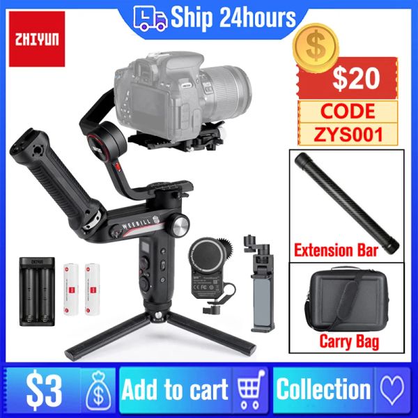 Köpfe Zhiyun Weebill S 3axis Gimbal Stabilisator für spiegelfrei