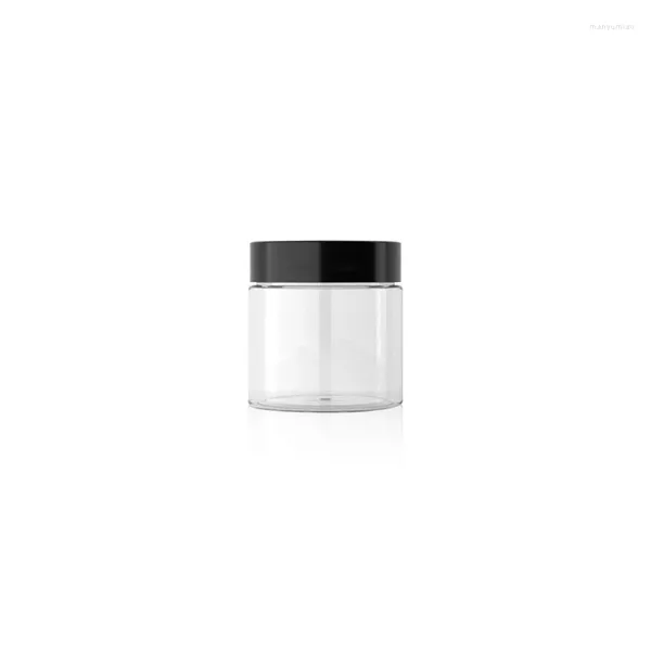 Bottiglie di stoccaggio 50 pezzi 20/30/50G barattolo di crema contenitore cosmetico vuoto barattoli di plastica per trucco riutilizzabile maschera per le mani contenitore per imballaggio vaso viso trasparente