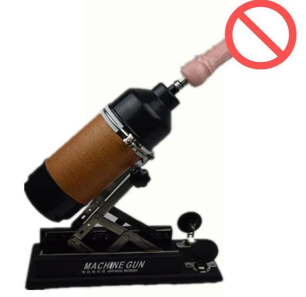 Einstellbare Geschwindigkeiten stummschalten Sex-Maschinengewehrspielzeug für FrauenMasturbation mit Dildo3457635