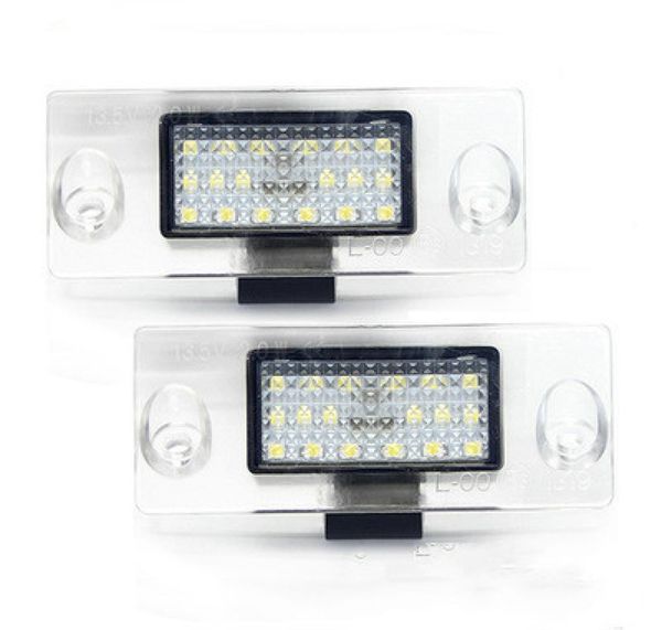 Lâmpadas led de placa de carro para a3/s3, a4 preço de fábrica luz de placa de identificação 13.5v 6000k oem #:8d99430215721639