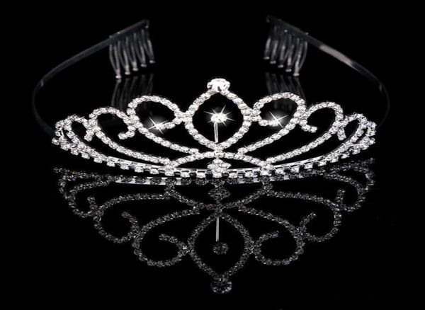 Tiaras de noiva coroas com strass joias de noiva concurso 2019 noite baile de formatura festa desempenho concurso tiaras de casamento de cristal ac9504531