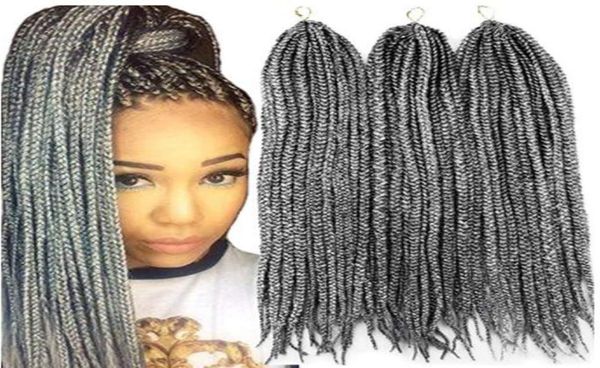 Caixa de crochê tranças de cabelo 14quot18quot22quot kanekalon crochê cabelo configuração de água caixa de fibra trança de crochê sintético 8243780