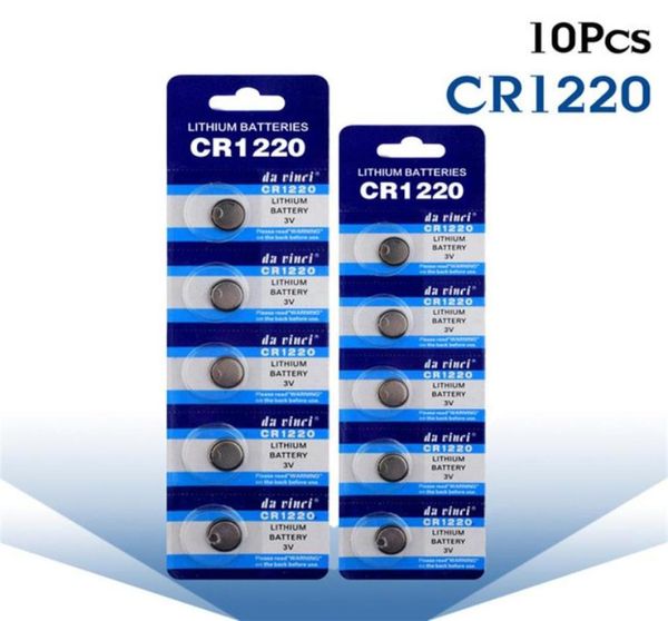 10pcs CR1220 3V Hücre Pil İzleme Düğmesi ECR1220 DL1220 LM1220 KCR1220 Kobotlar Yüksek Kalite CR 1220235P1508583