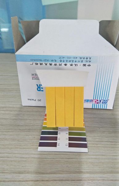 Bütün 100 PCS pH Metre Test Şeritleri Gösterge Testi 114 Kağıt Filiz Yepyeni Ölçüm Analiz Enstrümanları3043840