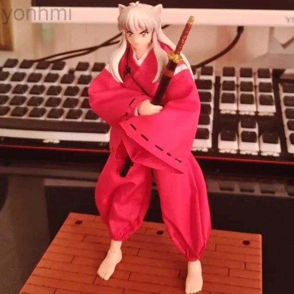 Фигурки игрушек 16 см В наличии Dasin GT Inuyasha Sesshoumaru 1/12 Фигурка из ПВХ Игрушечные украшения Коллекция Модель Вентиляторы Рождественские игрушки Подарки ldd240314