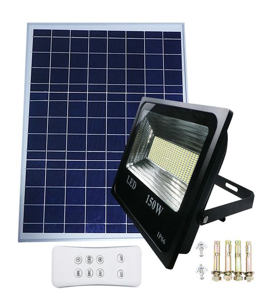 Edison2011 LED-Solarlampe für den Außenbereich, superheller Strahler, IP66, wasserdicht, 150 W, Flutlicht, Gartenbeleuchtung, zweifarbig, Straßenlaterne2823503