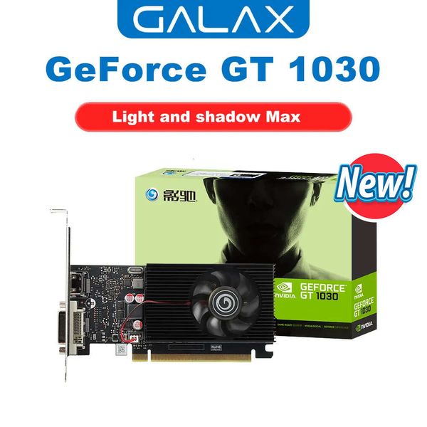 GALAXY Neue GeForce GT 1030 MAX 4G Grafikkarte GT 1030 MAX SGDDR4 NVIDIA 14NM 4GB Gaming 64Bit Grafikkarte placa de video