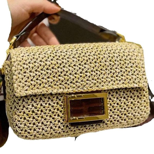 Moda kadın örme çanta flip cüzdan iki gerçek deri omuz kayışları iç fermuarlı antik harf baskı, tek omuz crossbody çanta