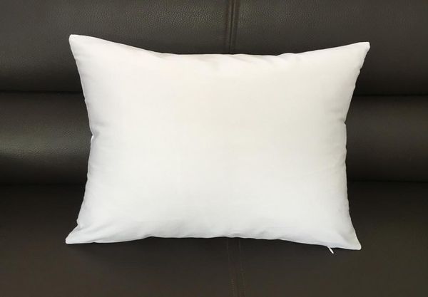 18x18 polegadas natural lona fronha simples algodão branco em branco capa de almofada em branco decoração para casa capa de almofada preta para personalizar8362736