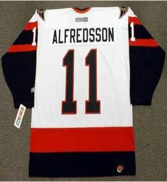 Homens Jovens Mulheres Vintage 11 DANIEL ALFREDSSON 2007 CCM Hockey Jersey Tamanho S5XL ou personalizado qualquer nome número 4922977