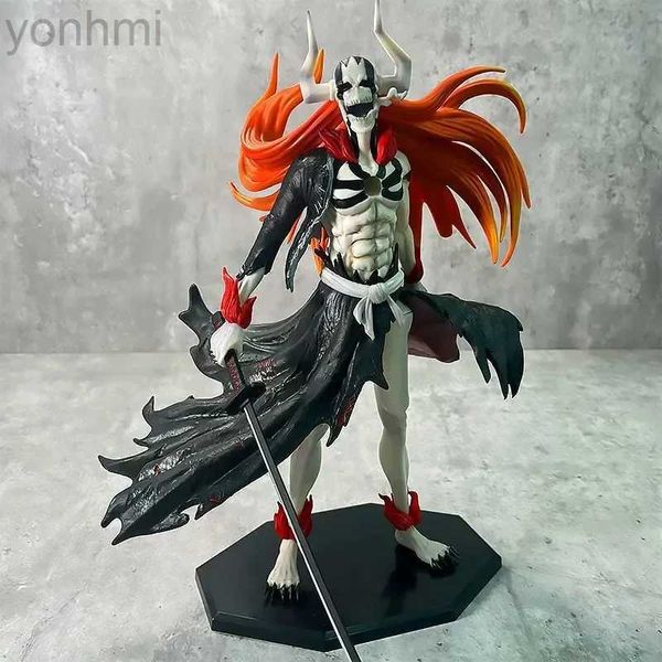 Figuras de brinquedo de ação 34 cm Anime Bleach Figuras Kurosaki Ichigo Bull Head Modelo Bonecas Estatueta Gk Personagem Oca Figura de ação Coleção de brinquedos presentes ldd240314