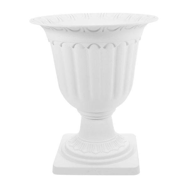 Fioriere Colonna romana Vaso da fiori Portico in plastica Fioriera Vasi Piante da interno Decor Vaso da fiori da giardino Grande contenitore Balcone vintage