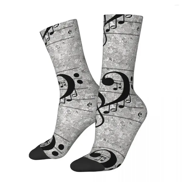 Мужские носки Love Music Art Kawaii Shopping с мультяшным узором для взрослых и детей