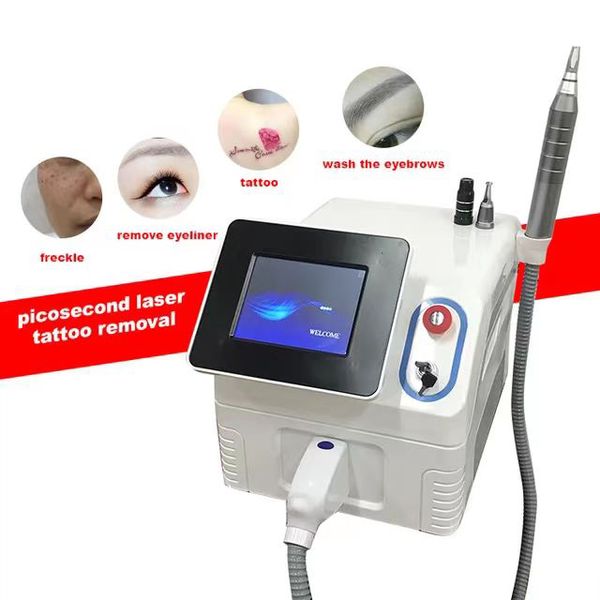 Nd Yag Qswitch Pikosekunden-Laser Tattooentfernung Yag Picocare Picolaser Pico Maschine Preis NdYag Laser Tattoo Carbon Peeling Pigment Removal Device